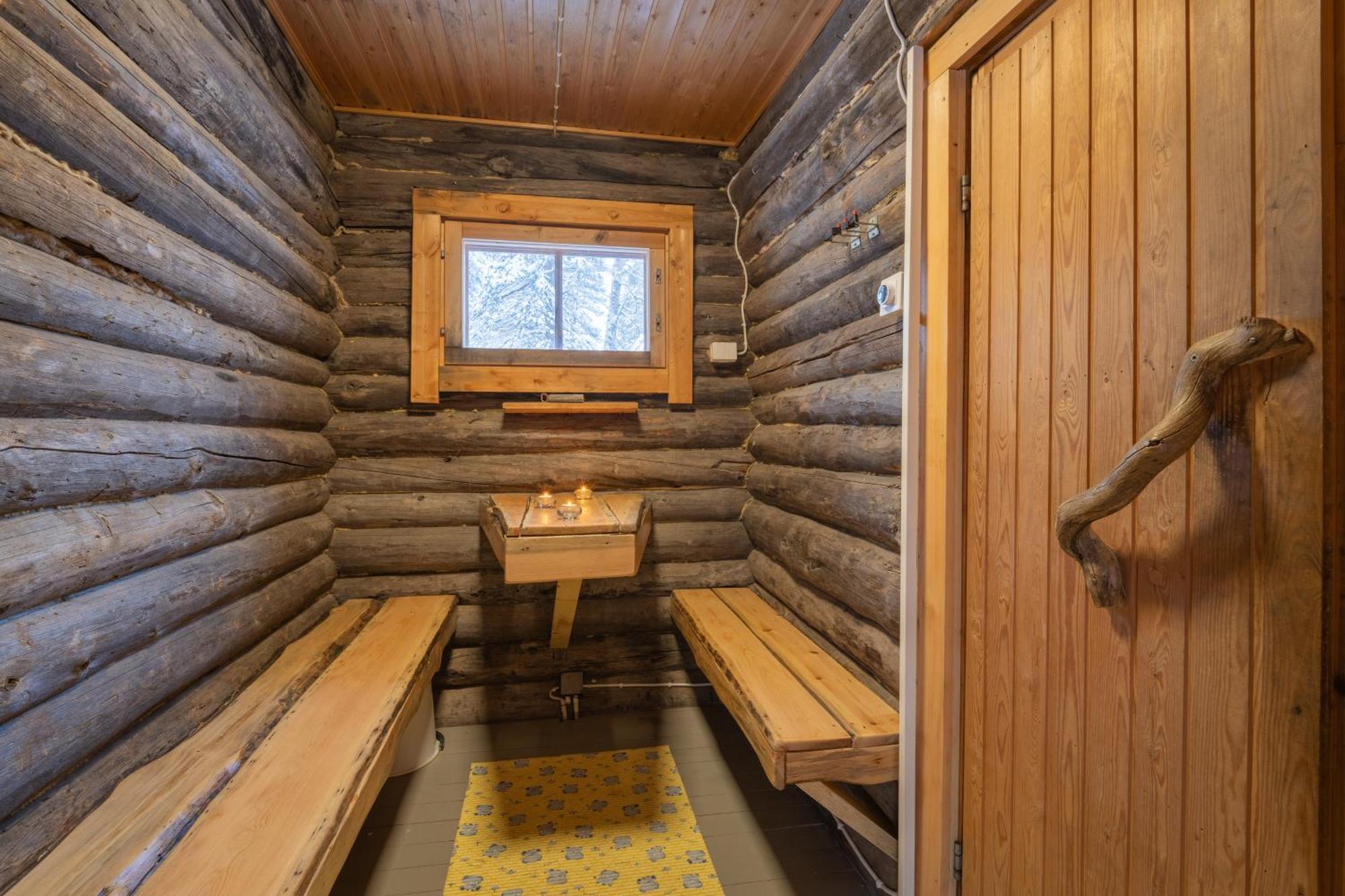 Kuukkeli Log Houses Aurora Cabin - Jaspis Saariselkä Exterior foto